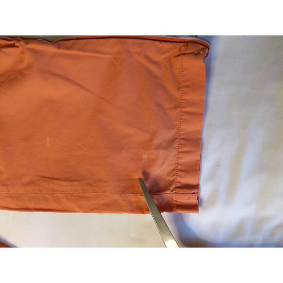 Abercrombie & Fitch Women’s Size 6 Y2K Orange Sidestripe Zip Ankle Pants - Picture 7 of 7